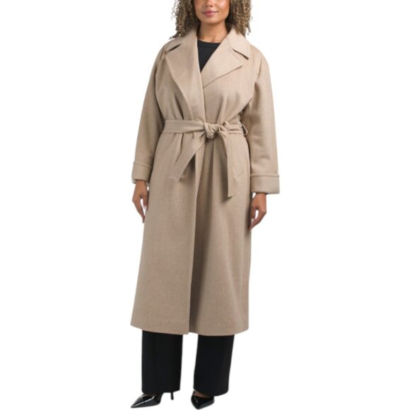 MADE IN ITALY Loro Piana Made In Italy Virgin Wool Belted Jacket - Picture 1 of 2